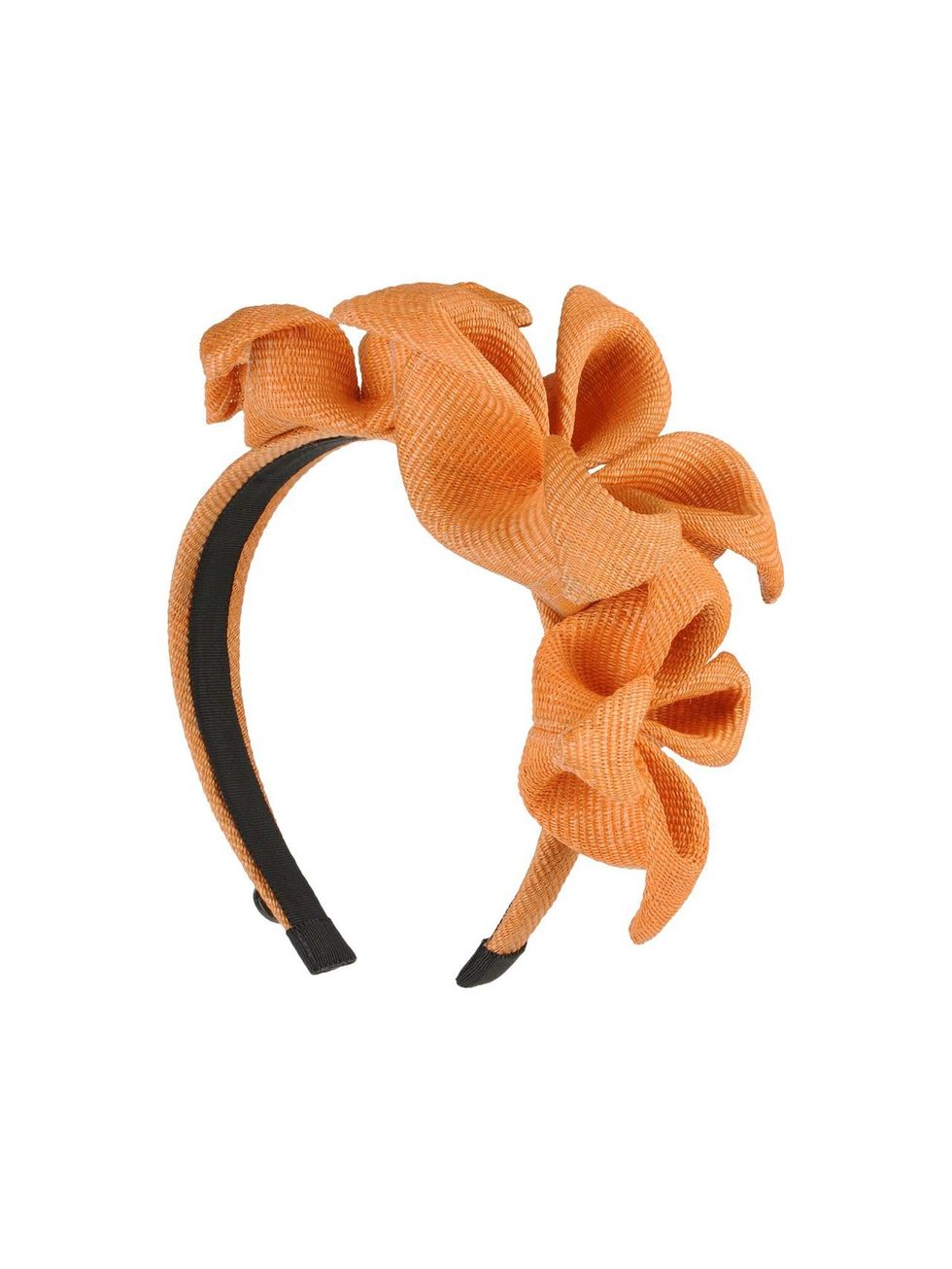 Orange, Amber, Hair accessory, Tan, Beige, Peach, Natural material, Knot, Hair tie, 