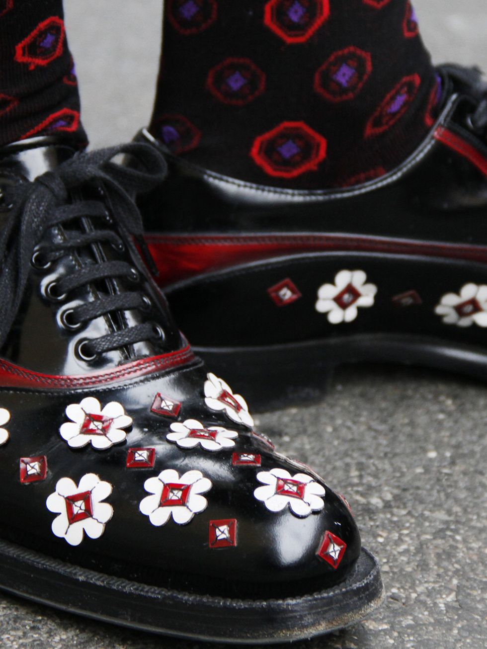 Footwear, Red, White, Pink, Carmine, Pattern, Fashion, Black, Design, Sandal, 