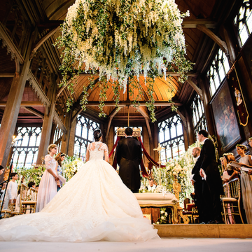Lighting, Bridal clothing, Dress, Photograph, Bride, Wedding dress, Suit, Veil, Petal, Tradition, 