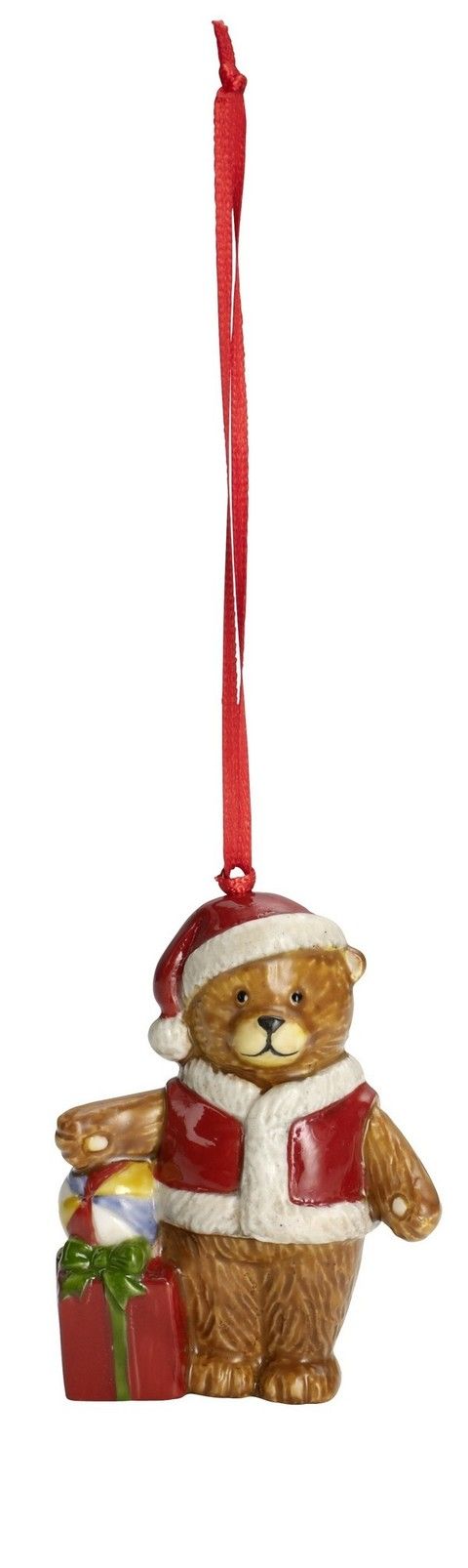 Red, Teddy bear, Costume accessory, Carmine, Toy, Maroon, Bear, Coquelicot, Ornament, Holiday ornament, 
