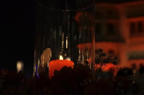 Darkness, Night, Orange, Transparent material, Candle, Still life photography, Heat, 