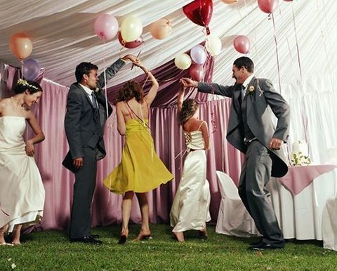 Event, Dress, Trousers, Coat, Party supply, Photograph, Pink, Formal wear, Suit, Balloon, 