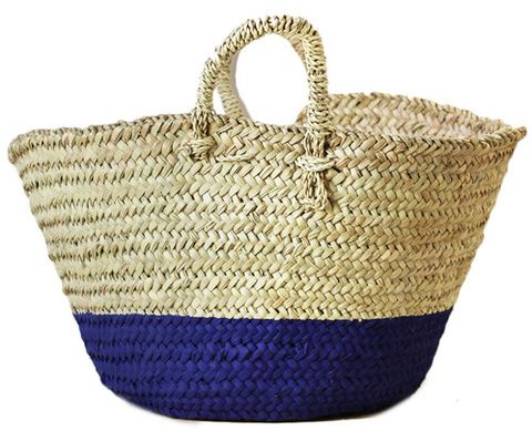 Basket, Wicker, Bag, Storage basket, Home accessories, Beige, Picnic basket, Shoulder bag, Fiber, 