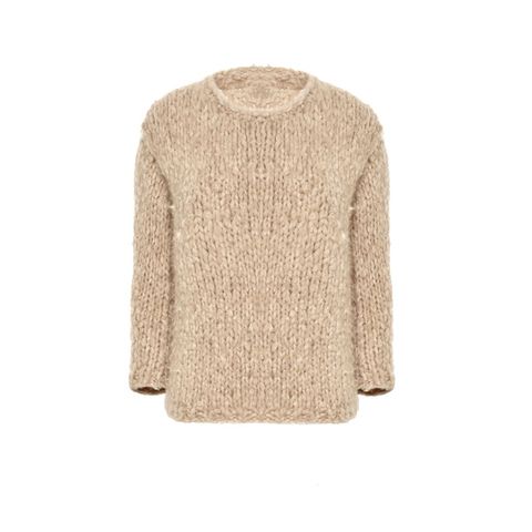 Sweater, Brown, Product, Sleeve, Textile, Outerwear, Woolen, Wool, Khaki, Pattern, 