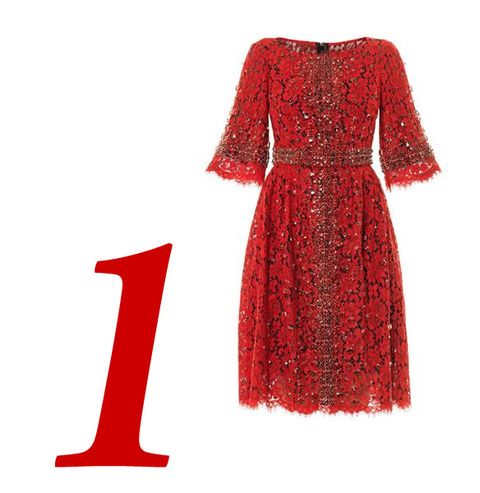 Sleeve, Red, Dress, Textile, Pattern, Line, One-piece garment, Carmine, Maroon, Day dress, 
