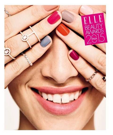 Finger, Skin, Tooth, Nail, Happy, Pink, Facial expression, Nail care, Magenta, Nail polish, 