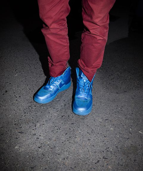 Blue, Shoe, Electric blue, Carmine, Azure, Cobalt blue, Leather, Synthetic rubber, Pocket, Dress shoe, 