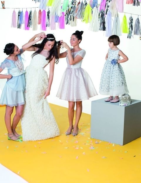 Dress, White, Pink, Formal wear, Style, Pattern, One-piece garment, Magenta, Day dress, Fashion, 
