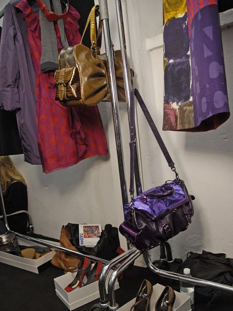 Purple, Bag, Magenta, Violet, Machine, Clothes hanger, Fashion design, Retail, 