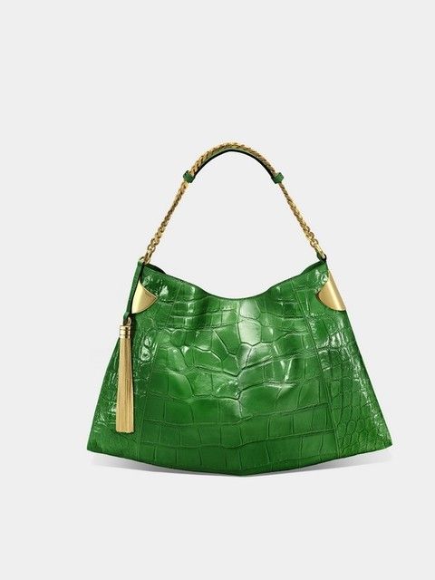 Green, Bag, Fashion accessory, Shoulder bag, Luggage and bags, Handbag, Leather, Hobo bag, Tote bag, Fashion design, 