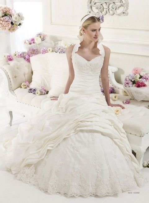 Clothing, Dress, Shoulder, Textile, Petal, Photograph, White, Bridal clothing, Pink, Wedding dress, 