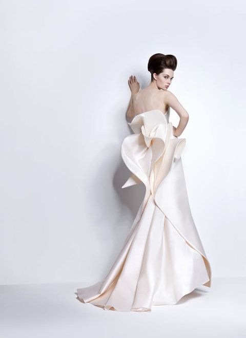 Clothing, Hairstyle, Human body, Shoulder, Joint, Gown, Dress, Elbow, Formal wear, Bridal clothing, 