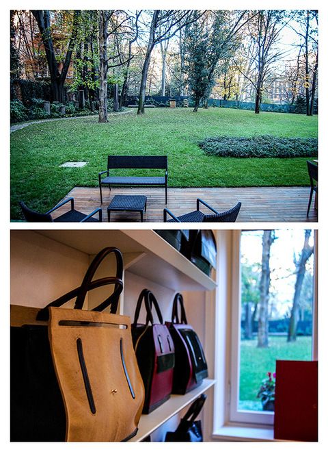 Brown, Bag, Shoulder bag, Luggage and bags, Outdoor furniture, Beige, Tan, Leather, Design, Park, 