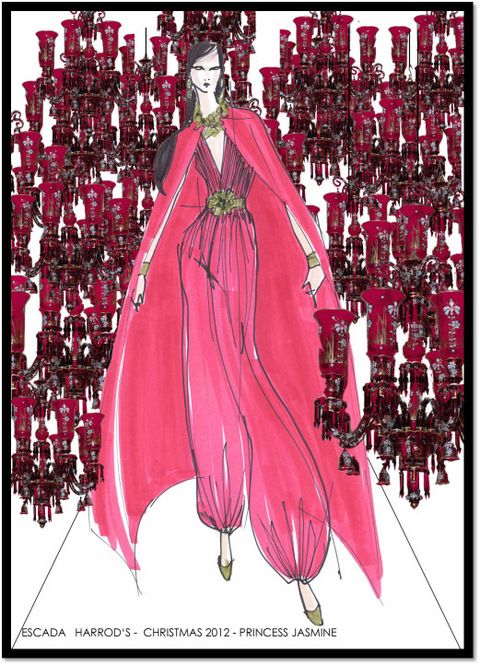 Red, Magenta, Pink, Art, Maroon, Fashion illustration, Costume design, Illustration, Painting, Artwork, 