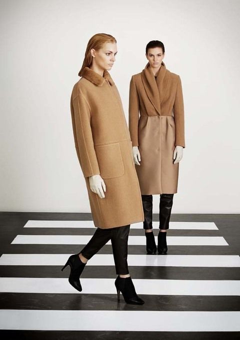 Clothing, Leg, Coat, Brown, Sleeve, Collar, Human body, Standing, Joint, Outerwear, 
