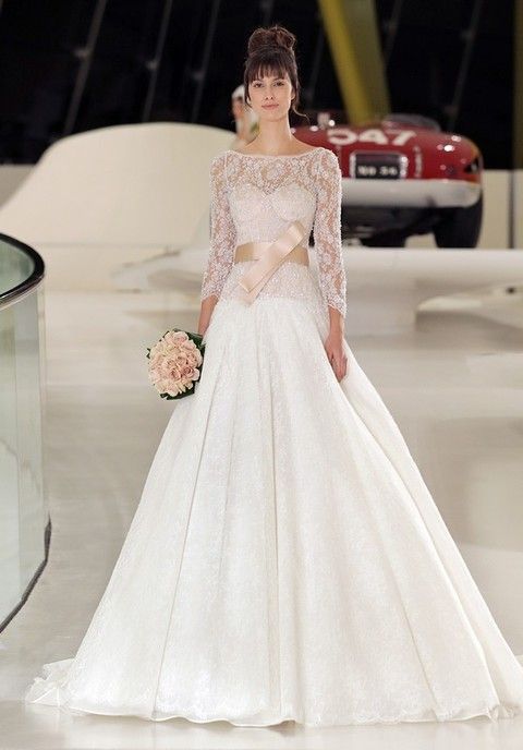 Clothing, Dress, Shoulder, Textile, Gown, Bridal clothing, Formal wear, Wedding dress, Fashion, Embellishment, 