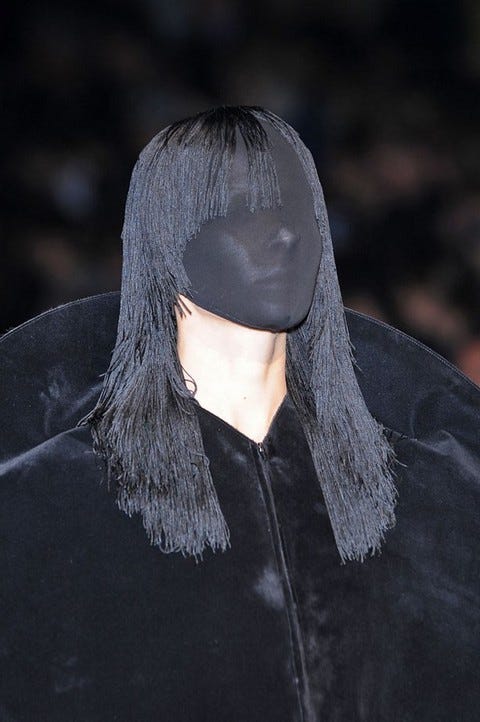 maschera maison martin margiela