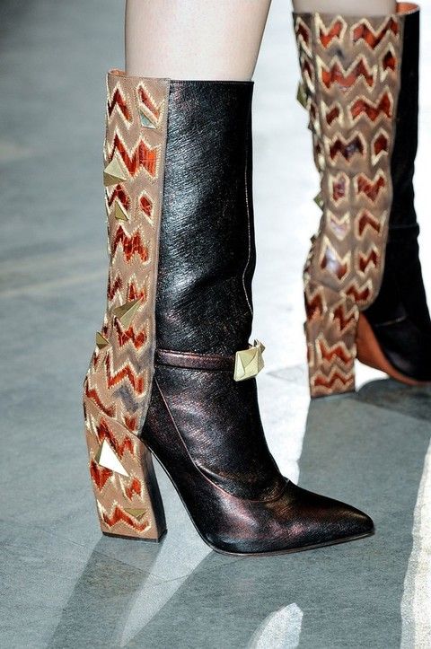 Brown, Boot, Fashion, Leather, Fashion design, Knee-high boot, 