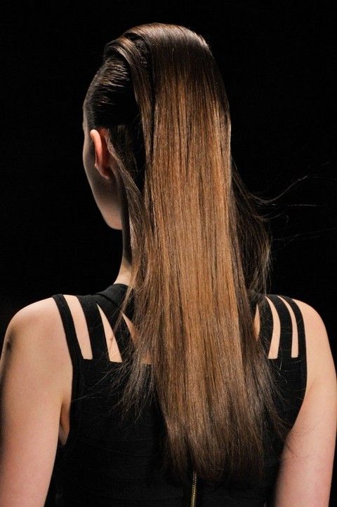 Clothing, Hairstyle, Shoulder, Joint, Darkness, Style, Back, Long hair, Beauty, Fashion, 