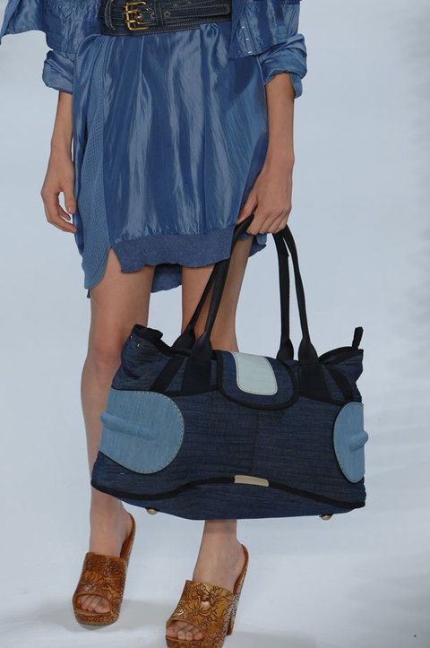 Clothing, Blue, Shoulder, Bag, Textile, Joint, White, Style, Pattern, Luggage and bags, 