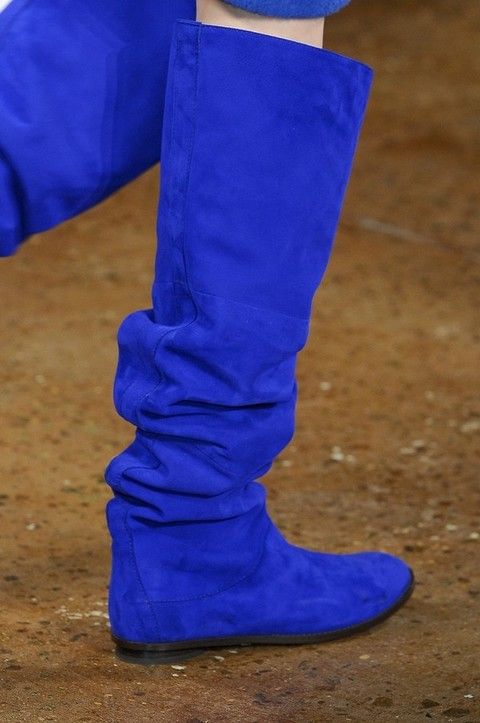 Blue, Majorelle blue, Electric blue, Cobalt blue, Safety glove, Boot, Synthetic rubber, Rain boot, 
