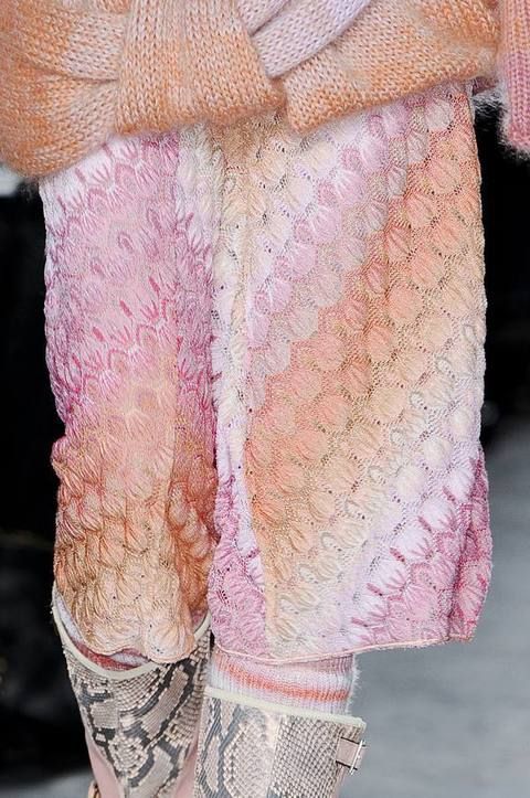 Textile, Pink, Pattern, Magenta, Peach, Close-up, Natural material, Creative arts, Thread, Sock, 