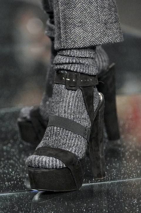 Human leg, Joint, Style, Street fashion, Monochrome, Black, Grey, Foot, Leather, Close-up, 