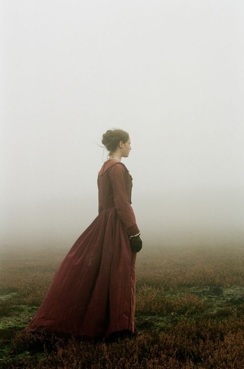 Dress, Atmospheric phenomenon, Mist, People in nature, Haze, One-piece garment, Gown, Day dress, Fog, Visual arts, 