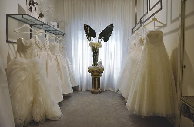 Floor, Dress, Flooring, Bridal clothing, Gown, One-piece garment, Insect, Wedding dress, Ivory, Collection, 
