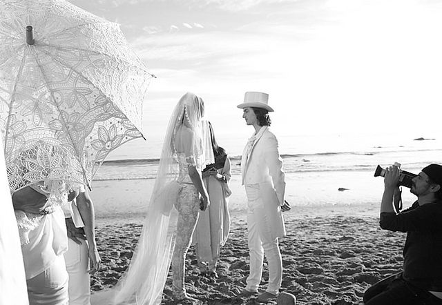 Photograph, People in nature, Dress, People on beach, Interaction, Marriage, Bride, Love, Monochrome, Ceremony, 