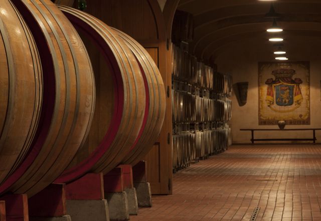 Winery, Brewery, Barrel, Cylinder, Gas, Wine cellar, Picture frame, Symmetry, Keg, Industry, 