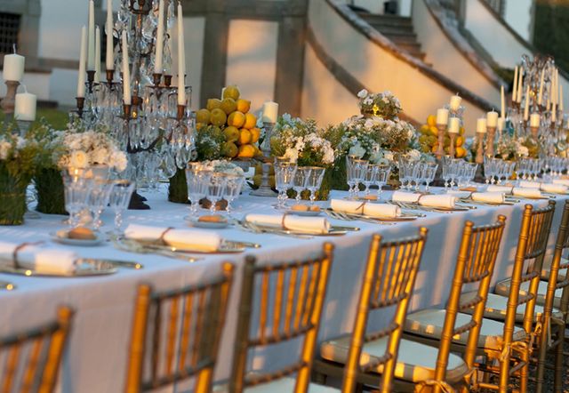 Tablecloth, Yellow, Dishware, Stemware, Linens, Glass, Furniture, Table, Function hall, Centrepiece, 