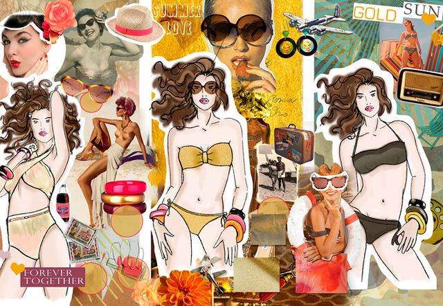 Goggles, Art, Abdomen, Waist, Illustration, Sunglasses, Trunk, Chest, Navel, Poster, 
