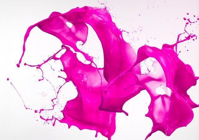 Magenta, Pink, Colorfulness, Purple, Violet, Petal, Art, Paint, Artwork, Watercolor paint, 