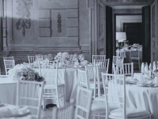 Tablecloth, Textile, White, Furniture, Linens, Table, Function hall, Restaurant, Chair, Monochrome photography, 