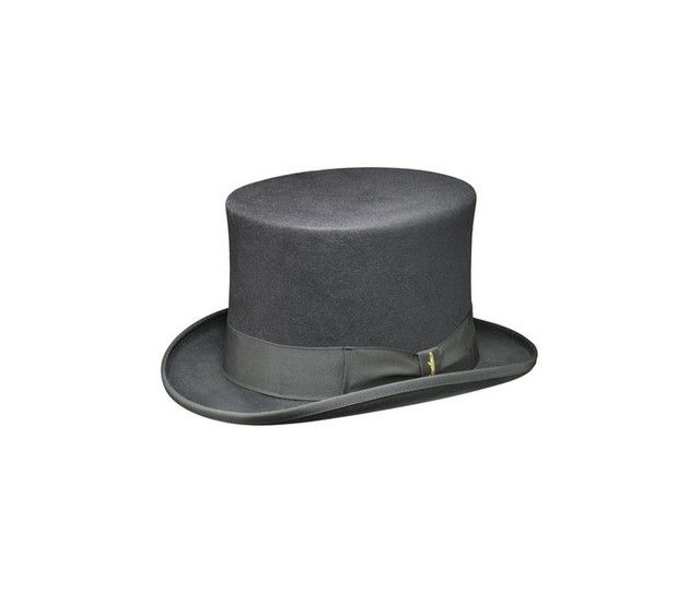 Hat, Headgear, Costume accessory, Costume hat, Grey, Beige, Rectangle, Fedora, Cylinder, 