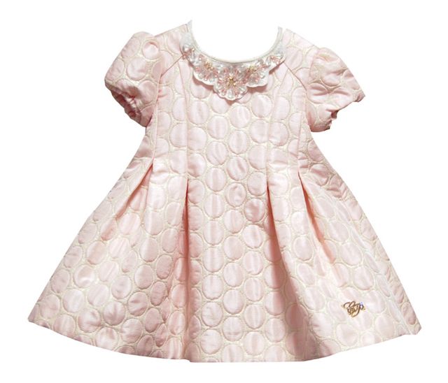 Clothing, Product, Collar, Sleeve, Textile, Dress, White, Pattern, Pink, Baby & toddler clothing, 