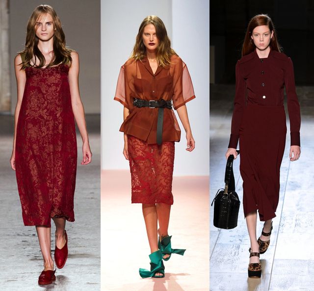 Clothing, Brown, Sleeve, Shoulder, Red, Textile, Style, Bag, Fashion model, Dress, 