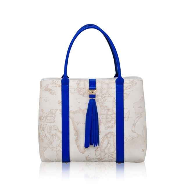 Blue, Bag, Fashion accessory, Style, Luggage and bags, Electric blue, Shoulder bag, Azure, Cobalt blue, Handbag, 