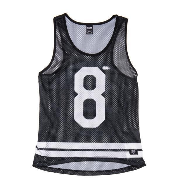 Product, Sleeve, Jersey, Sportswear, Sleeveless shirt, White, Pattern, Uniform, Black, Sports jersey, 