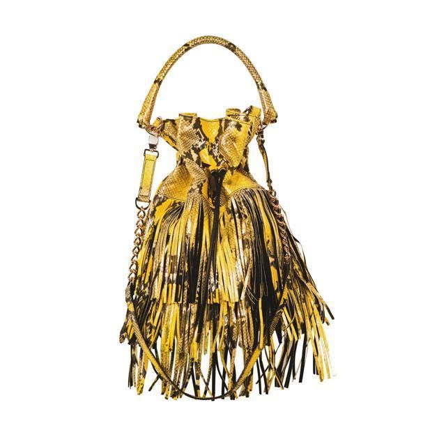 Yellow, Amber, Costume design, Shoulder bag, Fashion design, Day dress, 