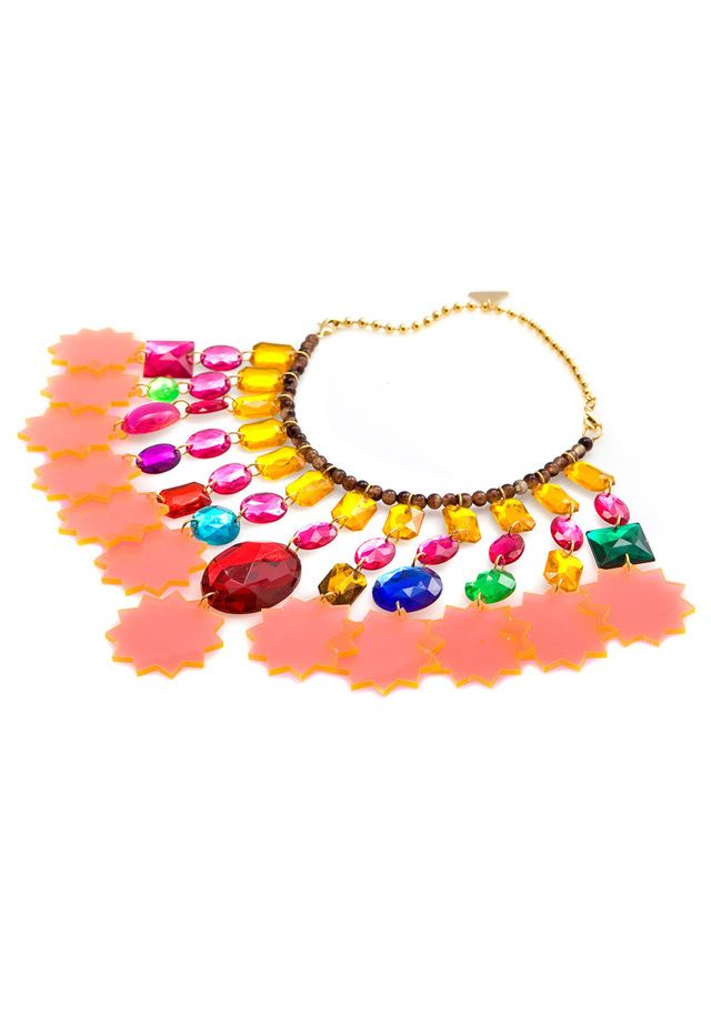 Yellow, Pink, Fashion accessory, Jewellery, Magenta, Colorfulness, Body jewelry, Earrings, Circle, Creative arts, 