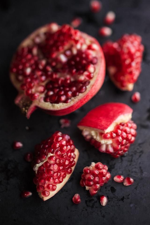 Red, Produce, Pomegranate, Carmine, Fruit, Natural foods, Berry, Superfood, Still life photography, Superfruit, 