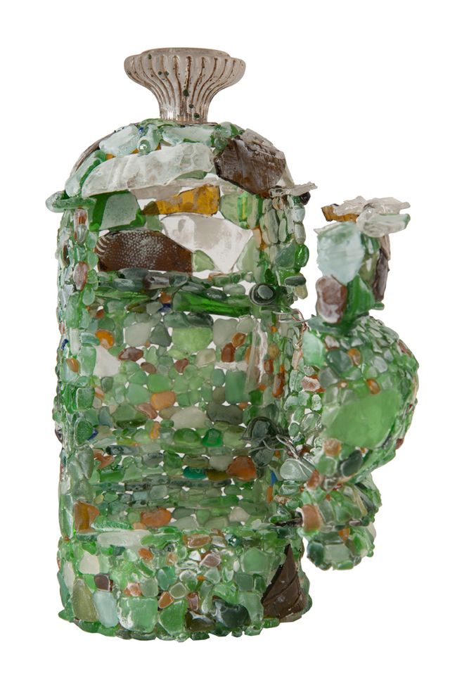 Green, Camouflage, Military camouflage, Bottle, Glass bottle, Peach, Present, 