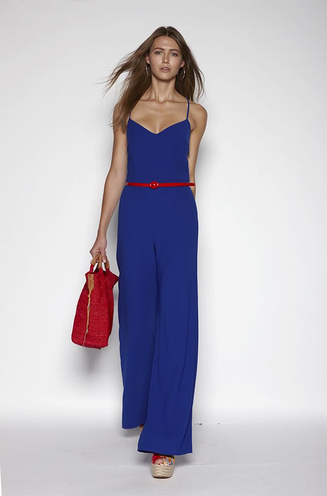Blue, Brown, Shoulder, Textile, Joint, Dress, One-piece garment, Style, Bag, Waist, 