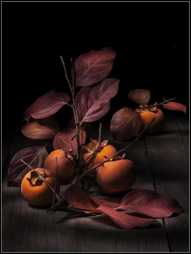 Leaf, Produce, Orange, Amber, Still life photography, Ingredient, Darkness, Fruit, Photography, Flowering plant, 