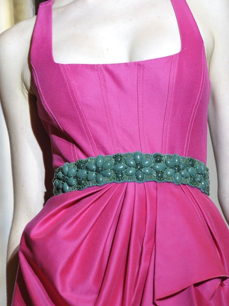 Clothing, Textile, Magenta, Pink, Red, Dress, Style, Satin, Purple, Day dress, 