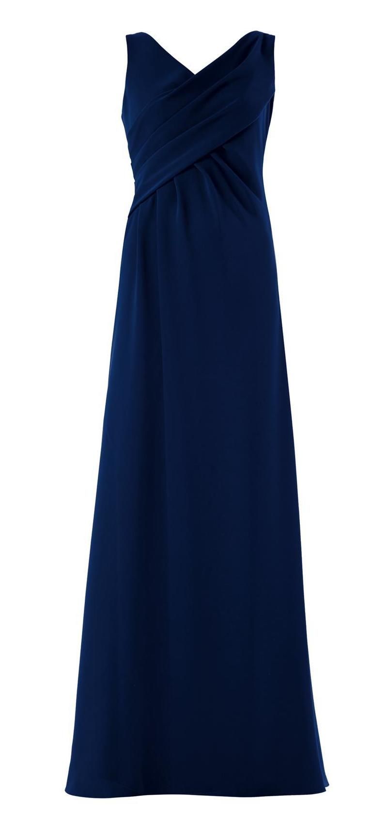 Blue, Sleeve, Dress, Textile, Standing, One-piece garment, Formal wear, Electric blue, Cobalt blue, Day dress, 