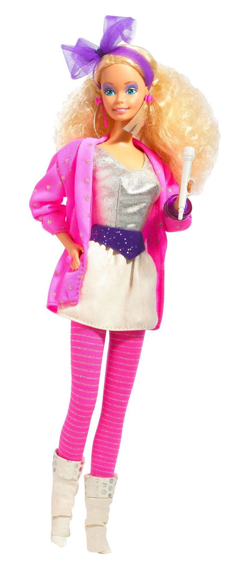 Magenta, Textile, Joint, Pink, Wig, Fashion, Purple, Violet, Costume, Toy, 