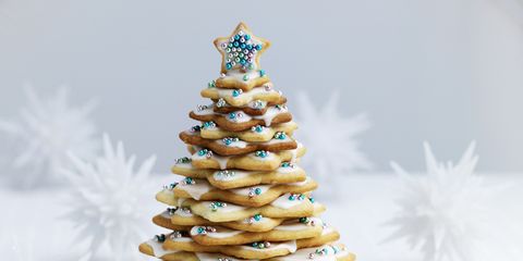 Albero Di Natale Fatto Con Biscotti.10 Alberi Di Natale Fatti Con Biscotti Caramelle E Frutta
